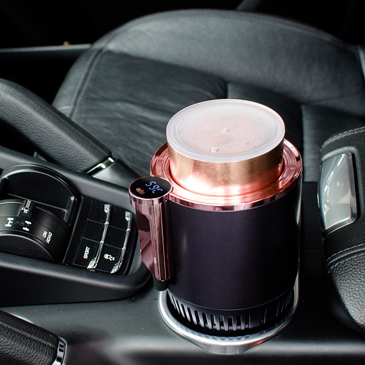 Hot and cold drink cup for cars